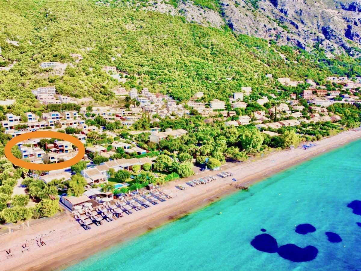 Barbati Beach Minivillas With Pool By Dadovillas Ngoại thất bức ảnh