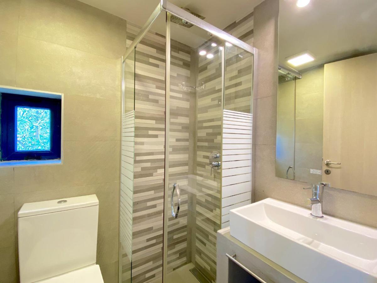Barbati Beach Minivillas With Pool By Dadovillas Ngoại thất bức ảnh