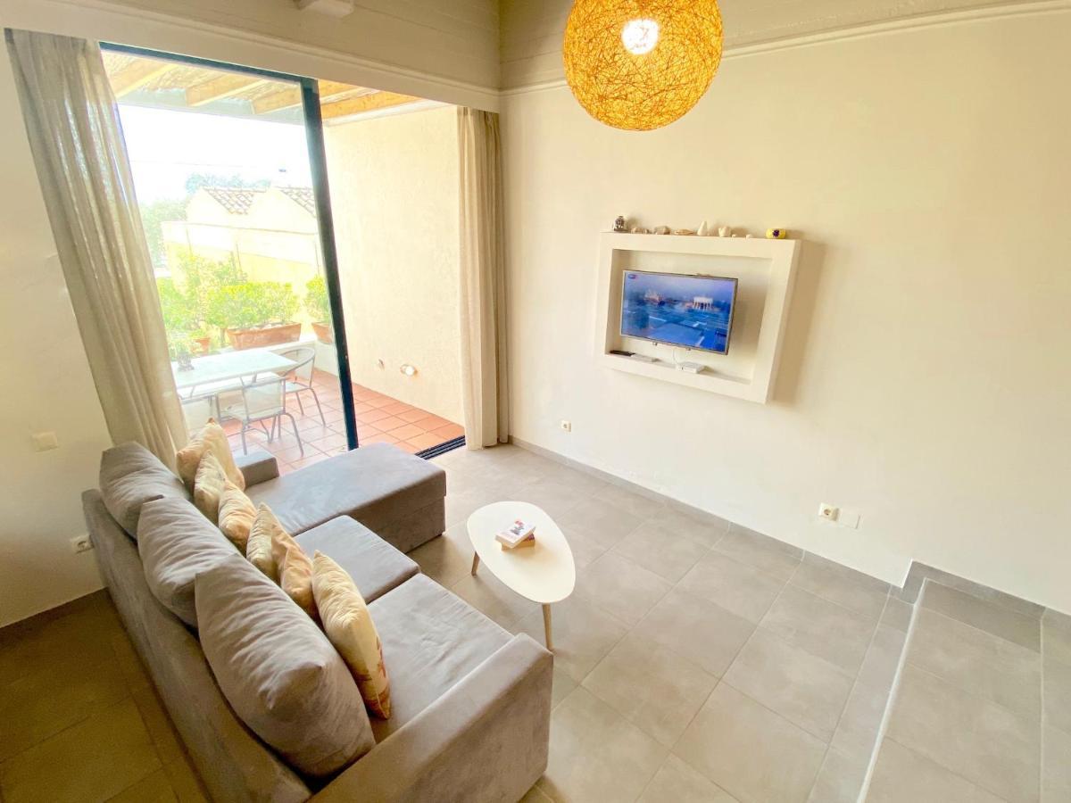 Barbati Beach Minivillas With Pool By Dadovillas Ngoại thất bức ảnh