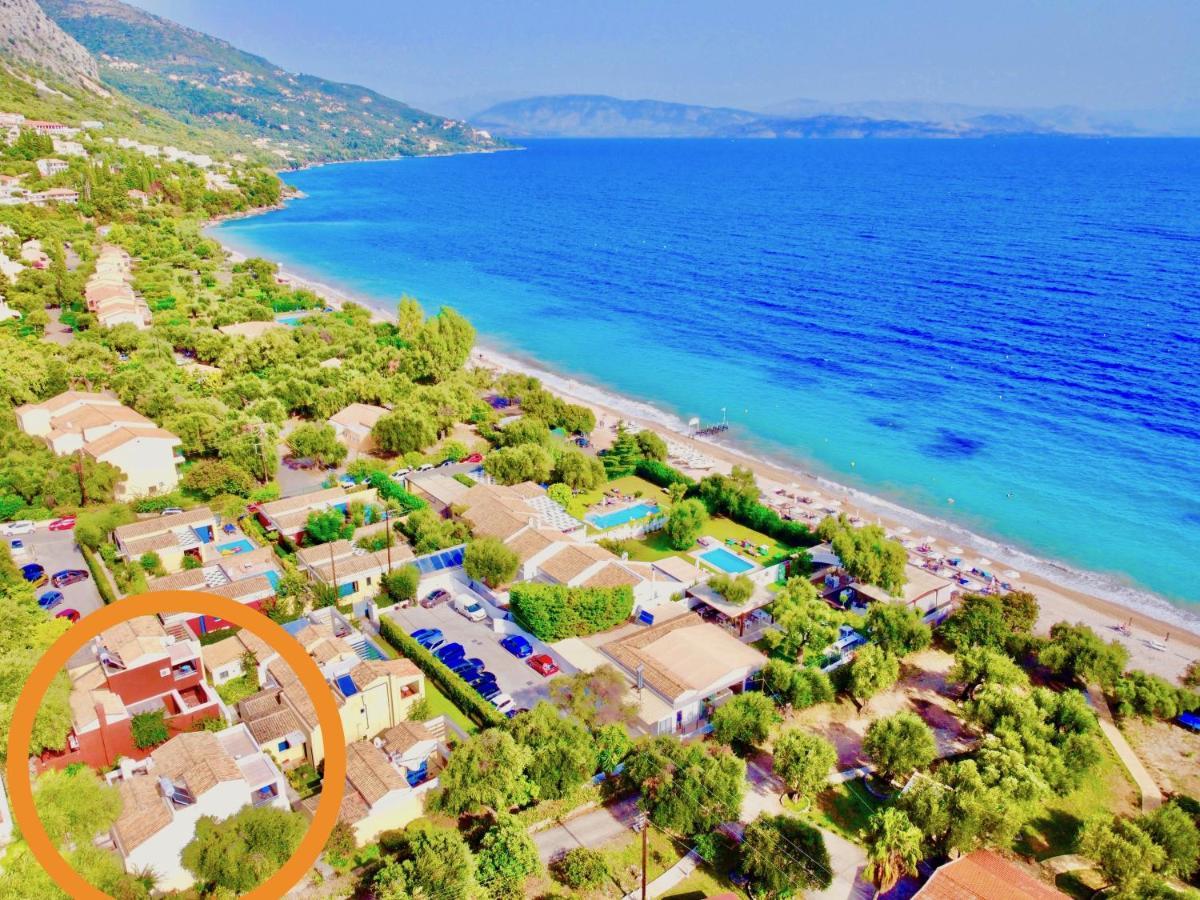 Barbati Beach Minivillas With Pool By Dadovillas Ngoại thất bức ảnh